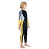 Boys Girls Wetsuit Set 2.5mm Long Sleeve Front Zip Thermal Wetsuit Swimsuits for Surfing Dive Snorkeling Water Sports view 4