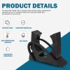 4 Pack Boat Hook Holder Replacement for SOF-LOC Gaff Hook Holder with Rubber Spring Strap, Marine Holder Clips Fits for Boat Hook, Paddle Holder, Oar Mounts, Boat Net, Gaff, Push Pole, Anchor Pole. view 2