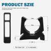 4 Pack Boat Hook Holder Replacement for SOF-LOC Gaff Hook Holder with Rubber Spring Strap, Marine Holder Clips Fits for Boat Hook, Paddle Holder, Oar Mounts, Boat Net, Gaff, Push Pole, Anchor Pole. view 3