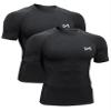 Mens Compression Shirts Short Sleeve Workout Shirt, Quick Dry Top Baselayer Athletic Shapewear Undershirts for Men view 1
