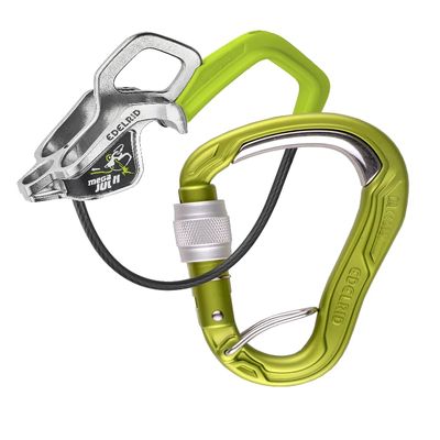 EDELRID Mega Jul II Belay Bulletproof Screw Kit, Oasis, 738340001380