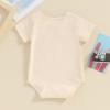 GINEVSAL Toddler Baby Boy Matching Clothes Cousin Crew Shirts for Kids Crewneck Short Sleeve T-Shirt Tops/Romper (Beige, 6-12 Months) view 4