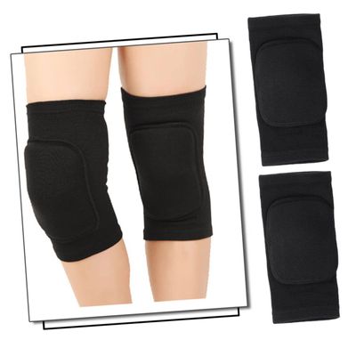 FOMIYES Sports Protective Pad Padded Knee Pads for Wrestling Elastic Brace Sleeve Safety Kneepad for Dancing Running Football Basketball Volleyball Skating