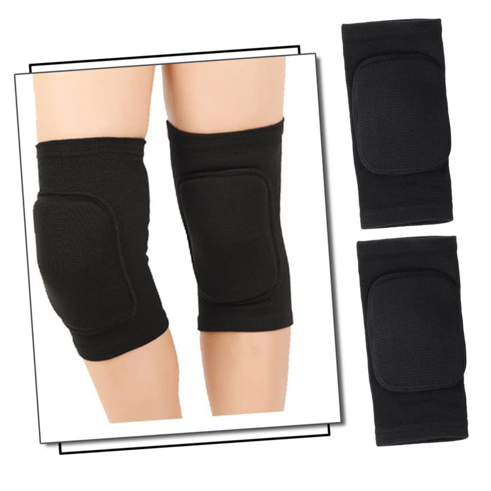 FOMIYES Sports Protective Pad Padded Knee Pads for Wrestling Elastic Brace Sleeve Safety Kneepad for Dancing Running Football Basketball Volleyball Skating