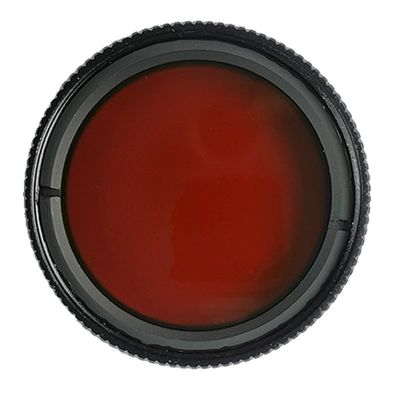 AMNOUR PVS14 Night Vision Eyepiece Filter Brown Purple Orange Eyepiece Lens Sacrificial Window Protector Cover Suitable for 30mm Lens (Color : Brown)