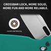 CJRB Prado Pocket Knife 3.76" AR-RPM9 Sand Polish Steel Blade G10 Handle Crossbar Lock Folding Pocket Knife for Men Outdoor Survival Camping and EDC, J1936 Aqua Green view 3
