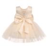ABEWIP Girls Rainbow Sequin Tulle Dress Ruffle Sparkle Toddler Girl Kids Party Bridesmaid Wedding Gown Dresses Apricot 3-4y view 2