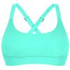 Balasami Womens Supportive Scoop Neck Sporty Swimsuit Cross Spaghetti Strap Bathing Suit Bikini Top Mint, Small view 1