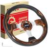 AIPSET Golf Cart Steering Wheel and Adapter Kit Compatible with EZGO RXV/TXT Model, Easy Installation - Woodgrain view 2