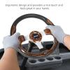 AIPSET Golf Cart Steering Wheel and Adapter Kit Compatible with EZGO RXV/TXT Model, Easy Installation - Woodgrain view 3