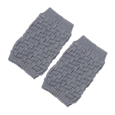 FOMIYES 1pair Warm Knee Sleeve Geometric Pattern Knit Leg Support for Outdoor Use for Home Decor and Injury Protection Lightweight and Tear-resistant Design