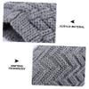 FOMIYES 1pair Warm Knee Sleeve Geometric Pattern Knit Leg Support for Outdoor Use for Home Decor and Injury Protection Lightweight and Tear-resistant Design view 2