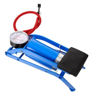 Mini Foot Pump Bike Floor Pump High-Pressure Tire Inflator for Bike Car Motorbike Metal Material Portable Multi-Functional