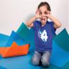 4th Birthday Shirt boy Shark Four Year Old Toddler Tshirt 4 Years t Boys tee Fourth Bday Outfit (US, Age, 5 Years, Charcoal Blue) view 4