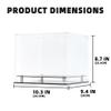 DisplayGifts Pro UV Protection Baseball Cap Hat Display Case Holder Stand Perfect for Baseball, Football or Snapback Caps (All Sides Clear) view 3
