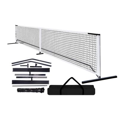 EABWLLPY Portable Pickleball Net with Stand, Sturdy Pickleball Tennis 22ft with Storage Bag, for Backyard Park Driveway (Color : White, Size : 6.7x0.92m/22x3ft)