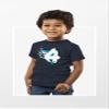 4th Birthday Shirt boy Shark Four Year Old Toddler Tshirt 4 Years t Boys tee Fourth Bday Outfit (US, Age, 4 Years, Charcoal Black) view 3