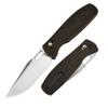 CJRB Prado Folding Pocket Knife 3.76" AR-RPM9 Sand Polish Steel Blade Ebony Handle Crossbar Lock for Men Outdoor, Survival, Camping and EDC, Ebony view 1