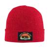 I Hate Pulling Out Camping Trailer Retro Vintage Retro Travel Beanie Hat Women Men Knit Skull Cap Knitted Hat Red view 1