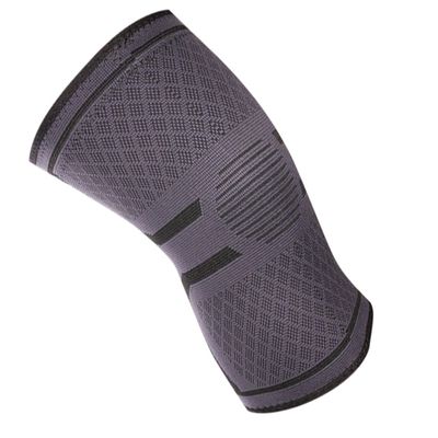 FOMIYES 1pair Silicone Knee Pads Elastic Breathable Knitted Knee Protectors for Running Cycling and Sports Activities Grey Xl for Enhanced Comfort and Support