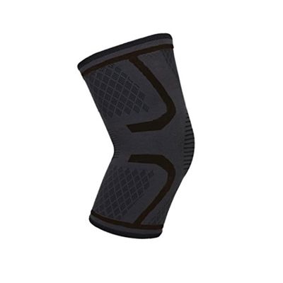 FOMIYES - Knee Protector Brace Sleeve for Running Hiking Outdoor Sports Comfortable Support for Knee Stability Black for Injury Prevention and Muscle