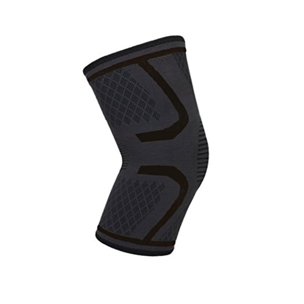 FOMIYES - Knee Protector Brace Sleeve for Running Hiking Outdoor Sports Comfortable Support for Knee Stability Black for Injury Prevention and Muscle