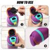 4pcs Replacement Stopper Compatible with Owala FreeSip 24oz 32oz, Water Bottle Top Lid Gasket for Owala 19/24/32/40oz Seal Bottle Cap Mouth Stopper Part Silicone Plug Accessories BPA-Free (4 Colors) view 3