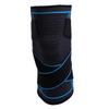 FOMIYES Sports Compression Knee Sleeve with Straps for Running Cycling and Outdoor Activities Breathable Design for Men and Women Sky Blue view 1