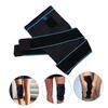 FOMIYES Sports Compression Knee Sleeve with Straps for Running Cycling and Outdoor Activities Breathable Design for Men and Women Sky Blue view 2