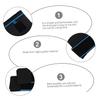 FOMIYES Sports Compression Knee Sleeve with Straps for Running Cycling and Outdoor Activities Breathable Design for Men and Women Sky Blue view 3