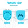 4pcs Replacement Stopper Compatible with Owala FreeSip 24oz 32oz, Water Bottle Top Lid Gasket for Owala 19/24/32/40oz Seal Bottle Cap Mouth Stopper Part Silicone Plug Accessories BPA-Free (Cyan) view 2