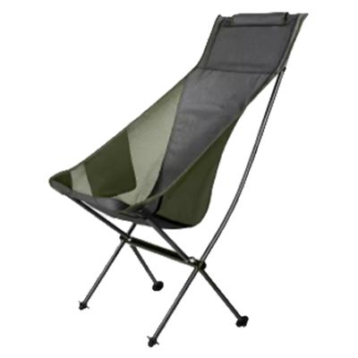 Camping Chair Outdoor Folding Chair Lightweight Portable Comfortable Camping Folding Chair Leisure Ultra Clear Fishing Chair Fishing Chair Lightweight (Gray)