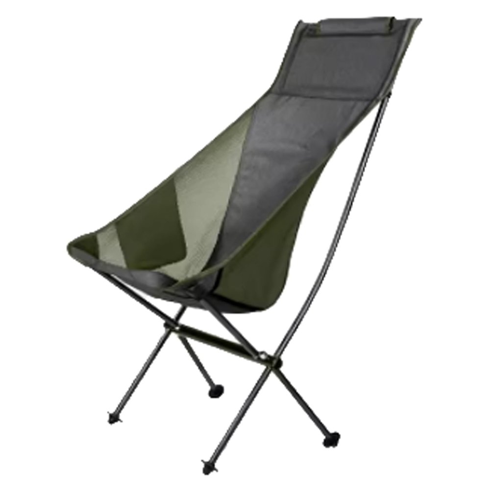 Camping Chair Outdoor Folding Chair Lightweight Portable Comfortable Camping Folding Chair Leisure Ultra Clear Fishing Chair Fishing Chair Lightweight (Gray)