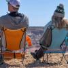 Camping Chair Outdoor Folding Chair Lightweight Portable Comfortable Camping Folding Chair Leisure Ultra Clear Fishing Chair Fishing Chair Lightweight (Gray) view 2