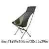 Camping Chair Outdoor Folding Chair Lightweight Portable Comfortable Camping Folding Chair Leisure Ultra Clear Fishing Chair Fishing Chair Lightweight (Gray) view 3