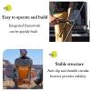Camping Chair Outdoor Folding Chair Lightweight Portable Comfortable Camping Folding Chair Leisure Ultra Clear Fishing Chair Fishing Chair Lightweight (Gray) view 4
