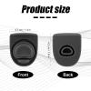 4pcs Replacement Stopper Compatible with Owala FreeSip 24oz 32oz, Water Bottle Top Lid Gasket for Owala 19/24/32/40oz Seal Bottle Cap Mouth Stopper Part Silicone Plug Accessories BPA-Free (Black) view 2
