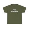 Brian Bula F Wisconsin Shirt Fun State of Wisconsin Sucks T-Shirt Olive 2XL view 1