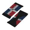 Flag of The Dominican Republic with Polygonal Effect Headbands for Women Men Breathable Sports Headband Outdoor Interior Sports Wicking Hair Ties Leisure Hair Bands view 4