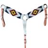 Cheval's International Wool Mohair Breast Collars: Premium Quality Horse Riding Equipment and Stylish Collar Accessories (Multi2_Cob)