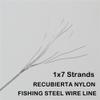 100 Meter 0.3mm Fishing Stee Wire Nylon Coated 1x7 Stainless Steel Leader Wire Super Soft Fishing Wire Lines 13 Pound Test view 3