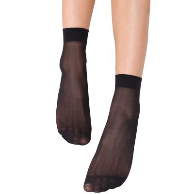 YOLAI 5 Pack Sheer Mesh Transparent Socks For Women Ultrathin See Through Lace Elastic Ankle Socks (Beige, One Size)