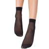 YOLAI 5 Pack Sheer Mesh Transparent Socks For Women Ultrathin See Through Lace Elastic Ankle Socks (Beige, One Size) view 1