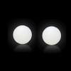 OUTOSS-LED Pallino for Light Up Bocce Ball Game,Size-50mm (2In.),Including Measuring Tape and Storage Bag,White-2 Packs view 1