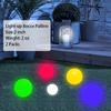 OUTOSS-LED Pallino for Light Up Bocce Ball Game,Size-50mm (2In.),Including Measuring Tape and Storage Bag,White-2 Packs view 2