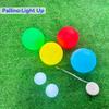 OUTOSS-LED Pallino for Light Up Bocce Ball Game,Size-50mm (2In.),Including Measuring Tape and Storage Bag,White-2 Packs view 4