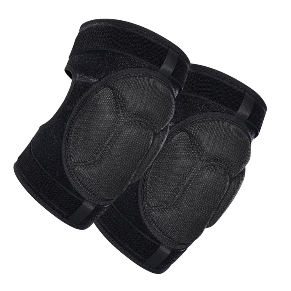 FOMIYES Sports Kneepad for Men and Women Non-slip Knee Protector with Strips for Volleyball Dance Fitness and Gardening Comfortable Elastic Support