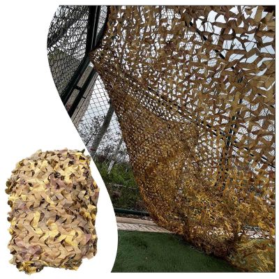 Hunting Camo Net, Sunscreen Camouflage Netting, 2/3/4/5/6/7/8/9/10m Military Net, Pergola, Patio Camo Netting, Outdoor Shade Net,Desert-1.5x10m(4.9 * 32.8ft)