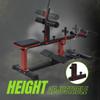 Hipicute Leg Raise Machine,Adjustable Seated Calf Machine Home Gym,Leg Training Equipment with Band Pegs,, Black & Red, MS308971AAJ view 4