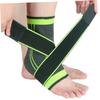 FOMIYES Ankle Brace Basketball Ankle Support Ankle Socks Sports Basketbll Warmth Ankle Support Ankle Guard Ankle Support Sleeve Nylon Men and Women Protective Belt Protection, 20x10cm, Green view 4